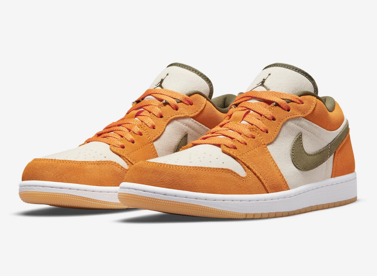 Nike Air Jordan 1 Low “Sequoia/Orange”が2021年に発売予定